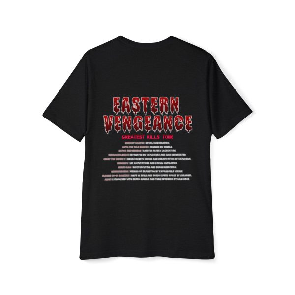 Men's Raglan T-Shirt | Horror Movie Tee, Vintage Style Shirt, Eastern Vengeance Graphic, Gift for Movie Lovers, Halloween Apparel - Image 2